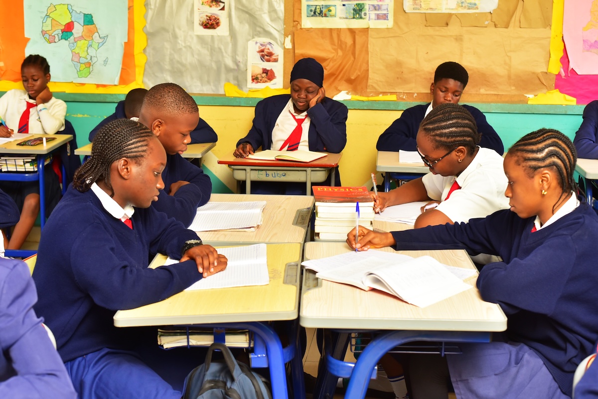 Students engaged in lesson time at Euston