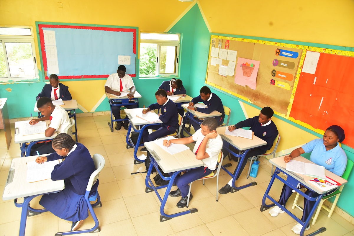 Students building confidence at Euston